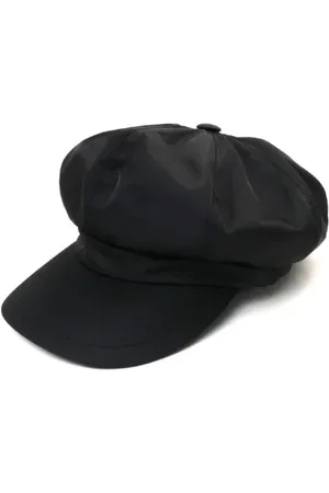 Prada Pre-owned, Dames, Zwart, ONE Size, Pre-owned Fabric hats
