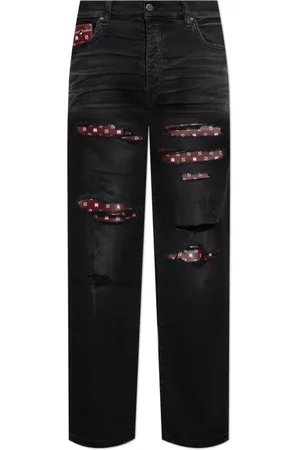 AMIRI Jeans, Heren, Zwart, W36 L33, Katoen, Jeans met vintage-effect