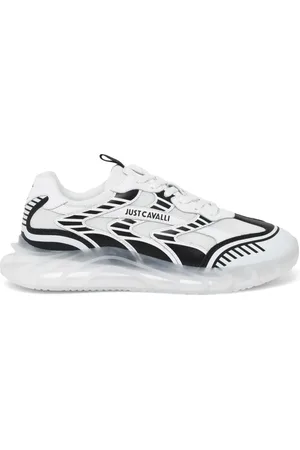 Roberto Cavalli Schoenen, Heren, Wit, 44 EU, Sneakers