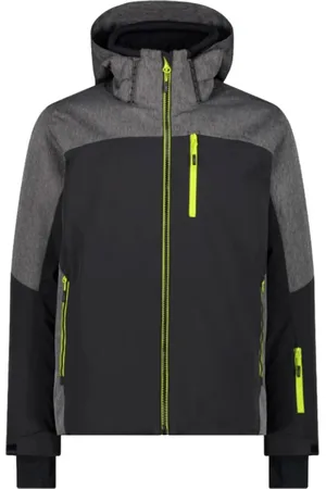 CMP Jassen, Heren, Zwart, M, Zwarte Ski Jas Waterdicht Warm