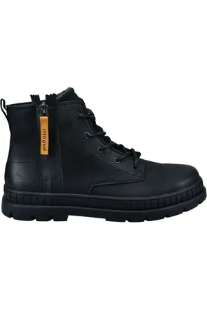 Bugatti Schoenen, Heren, Zwart, 41 EU, Polyester, Zwarte Casual Gesloten Enkellaarsjes