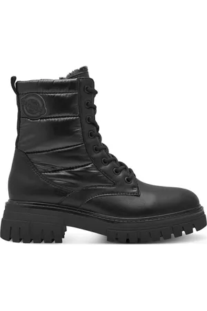 QS by s.Oliver Schoenen, Dames, Zwart, 39 EU, Zwarte Gesloten Booties Enkellaarzen Vrouwen