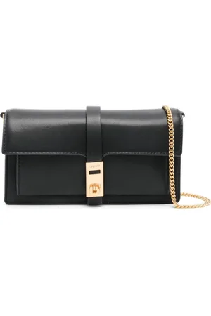 DKNY Tassen, Dames, Zwart, ONE Size, Leer, Zwarte Clutch Tas voor Vrouwen