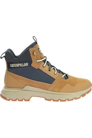 Caterpillar Schoenen, Heren, Geel, 42 EU, Leer, Hoge Sneakers Colorado Sneak