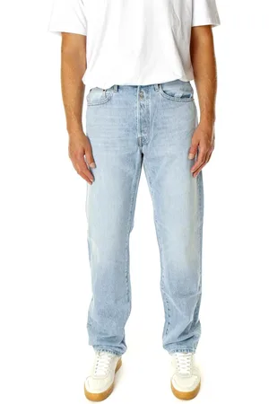 Replay Jeans, Heren, Blauw, W32 L32, Katoen, Vintage High-Waist Straight Fit Jeans