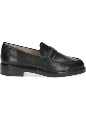 Caprice Schoenen, Dames, Zwart, 38 EU, Zwarte Gesloten Loafers voor Vrouwen