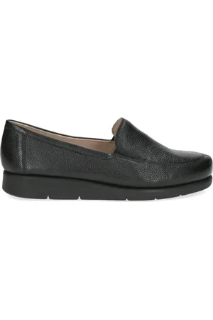 Caprice Schoenen, Dames, Zwart, 37 EU, Zwarte Gesloten Loafers voor Vrouwen