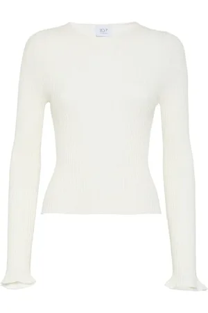 MVP Wardrobe Tops, Dames, Wit, M, Polyester, Baima Knit-Top