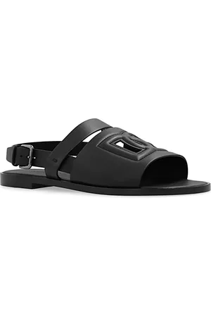 Dolce & Gabbana Schoenen, Heren, Zwart, 40 EU, Stijlvolle Sandalen voor de Zomer