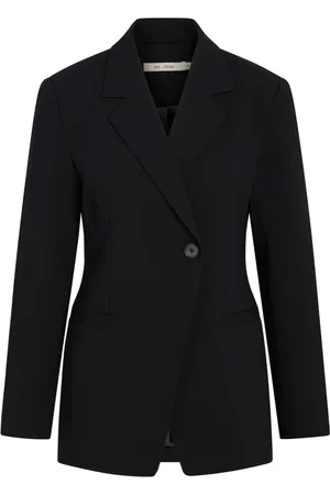RUE de FEMME Jassen, Dames, Zwart, XS, Zwarte Blazer met Dropped Shoulder