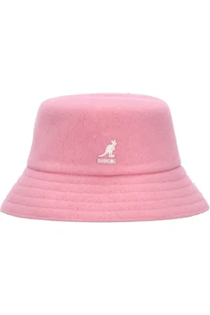 Kangol Accessoires, Dames, Roze, S, Wol, Wollen emmerhoed zonder naden