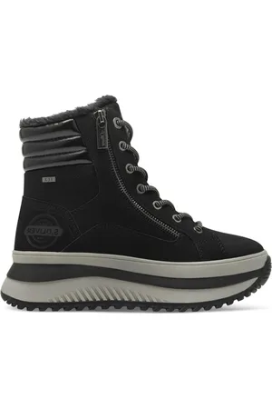 QS by s.Oliver Schoenen, Dames, Zwart, 37 EU, Zwarte gesloten enkellaarsjes voor vrouwen