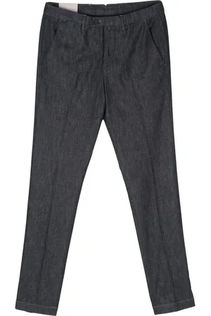 corneliani Broeken, Heren, Blauw, 3Xl, Katoen, Blauwe Straight Jeans Casual Stijl
