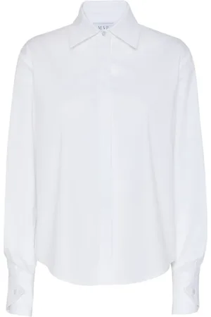 MVP Wardrobe Blouses & Shirts, Dames, Wit, L, Katoen, Cocoa Shirt
