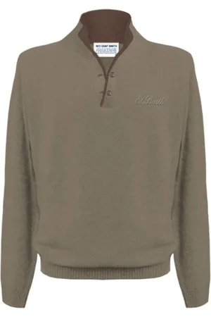 MC2 SAINT BARTH Truien, Heren, Bruin, S, Bruine Sweaters voor Mannen