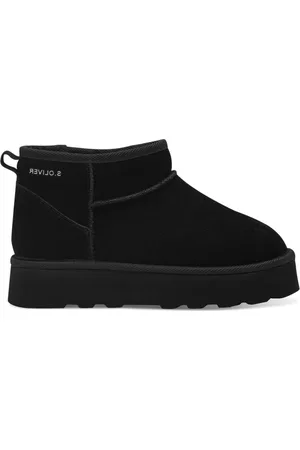 QS by s.Oliver Schoenen, Dames, Zwart, 40 EU, Zwarte Gesloten Booties Enkellaarzen Vrouwen