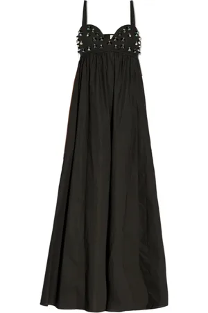 ULLA JOHNSON Kleedjes, Dames, Zwart, 3Xs, Katoen, Jurk Harlan