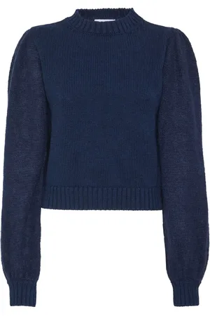 MVP Wardrobe Truien, Dames, Blauw, XS, Wol, Ginger Gebreide Kleding