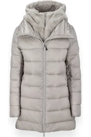 save the duck Jassen, Dames, Grijs, L, Nylon, Matilda Lichtgewicht Puffer Jas