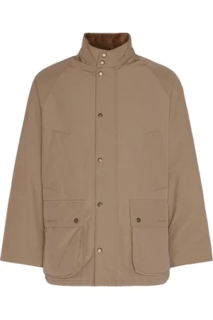 Barbour Jassen, Heren, Bruin, M, Katoen, Oversized Casual Bedale Tan Jas