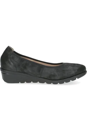 Caprice Schoenen, Dames, Zwart, 37 EU, Zwarte Parel Gesloten Ballerina