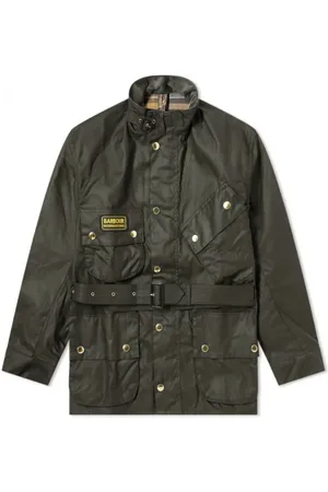 Barbour Jassen, Heren, Groen, 4Xs, Originele Waxjas Salie Groen
