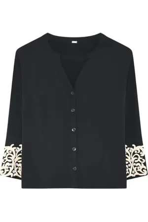 gustav Blouses & Shirts, Dames, Zwart, M, Naja Zwarte Blouses