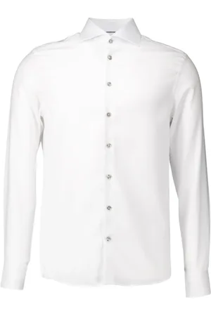 john miller Overhemden, Heren, Wit, 3Xl, Wit Overhemd Lange Mouwen