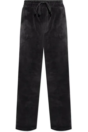 AllSaints Broeken, Heren, Grijs, L, Katoen, Draven Broek met Zijstrepen