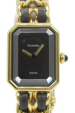 CHANEL Pre-owned, Dames, Zwart, ONE Size, Pre-owned Metal watches