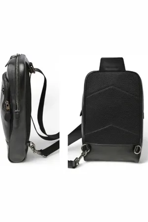 Coach Pre-owned, Heren, Zwart, ONE Size, Pre-owned Leather crossbody-bags