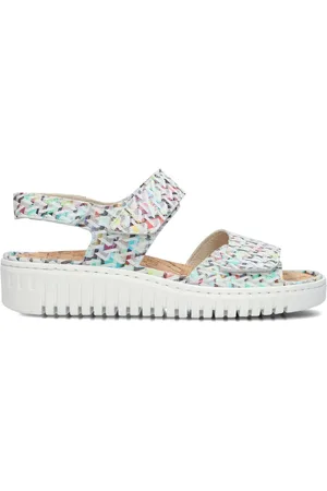 Waldläufer Schoenen, Dames, Veelkleurig, 38 EU, Suède, Dames Sandalen, Suède, Multi-kleur