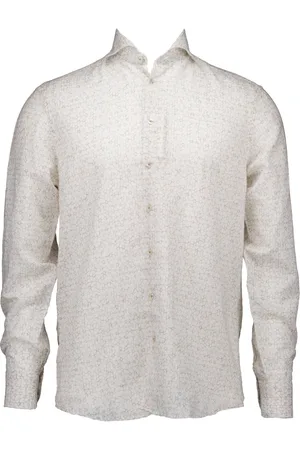 john miller Overhemden, Heren, , XL, Lange Mouw Overhemd Lichtbruin