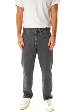 Edwin Jeans, Heren, Grijs, W29 L32, Denim, Tapered Fit Jeans met 5-Pocket-stijl