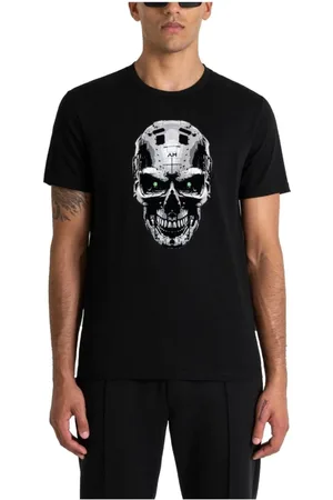 Antony Morato Tops, Heren, Zwart, L, Katoen, Slim Fit Katoenen T-shirt