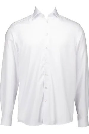 john miller Overhemden, Heren, Wit, L, Wit Overhemd Lange Mouw