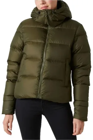 Helly Hansen Jassen, Dames, Groen, S, Leer, Essence Down Jas voor winteractiviteiten
