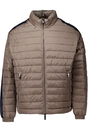 Armani Exchange Jassen, Heren, , S, Geweven Caban Jas Taupe