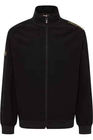 Carlo Colucci Jassen, Heren, Zwart, 2Xl, Urban Trainingspak Jas met Exclusieve Designelementen