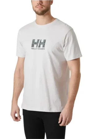 Helly Hansen Tops, Heren, Wit, L, Katoen, Grafische Core T-shirt