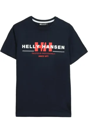 Helly Hansen Tops, Heren, Zwart, S, Katoen, Grafisch Katoenen T-shirt voor Dagelijks Gebruik