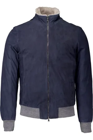BARBA Jassen, Heren, Blauw, 3Xl, Wol, Wolfjassen in Donkerblauw