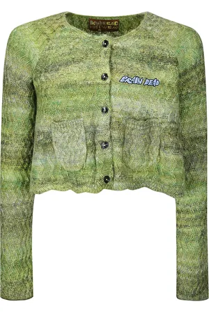 Brain Dead Jassen, Dames, Groen, S, Geschulpte Vest