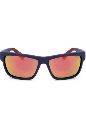 Polaroid Accessoires, Heren, Blauw, ONE Size, Nylon, Blauwe Nylon Zonnebril