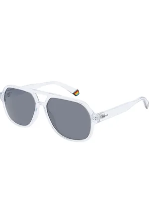 Polaroid Accessoires, unisex, Grijs, ONE Size, Transparante Polycarbonaat Zonnebril