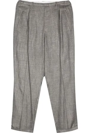 MAGLIANO Broeken, Heren, Grijs, M, Katoen, Grijze Broek met Elastische Tailleband