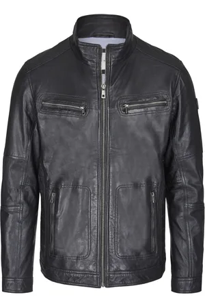 Bugatti Jassen, Heren, Zwart, 3Xl, Heren Leren Jas Fidelio