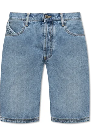 The Attico Korte broeken, Dames, Blauw, W26, Denim, Denim shorts