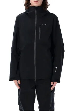 Oakley Jassen, Heren, Zwart, S, Zwart Skiwear Jas Aw 24