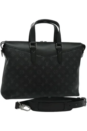 LOUIS VUITTON Pre-owned, Dames, Zwart, ONE Size, Pre-owned Canvas briefcases